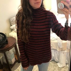 Express striped sweater